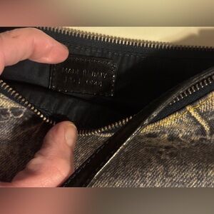 Dior Clutch with Black and Gold Accents